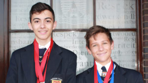 Tiaan Havenga en Louie Smit van HS Strand