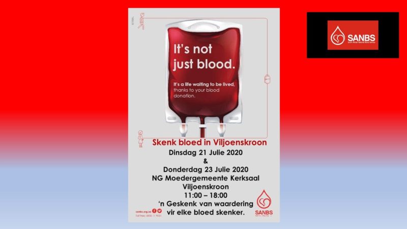 Salomon Senekal Hoërskool: Skenk bloed in Viljoenskroon