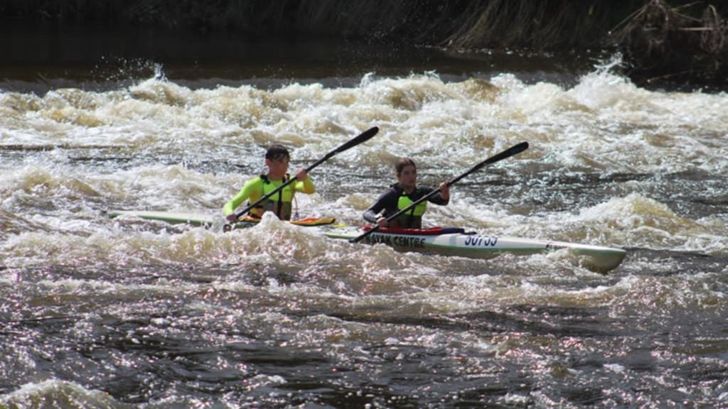 Holly Smith, together with her mixed double partner, Zak Jacobs paddled to victory at the Breede River Canoe Marathon.