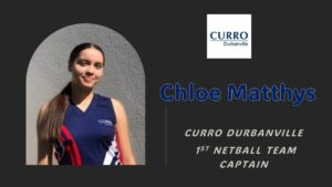 Netball Captain - Meet Chloe Matthys from Curro Durbanville