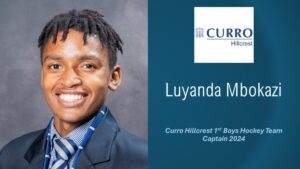 Hockey Captain - Meet Luyanda Mbokazi 1st Team Curro Hillcrest