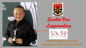 Talented young tennis player - Stulting Primary School Humansdorp