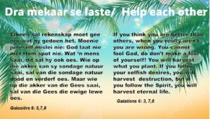 Gedagte vir die week - Thought for the week