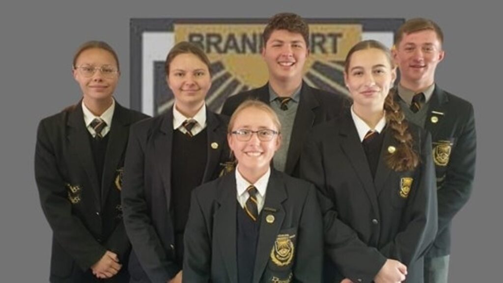 Top Vyf Akademiese Presteerders - Hoërskool SPS Brandfort