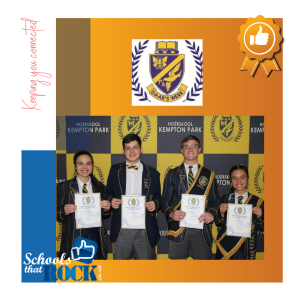 Graad 12 Meriete-toekennings - Hoërskool Kemptonpark