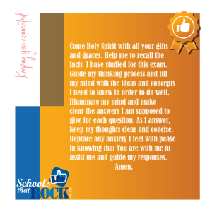 Prayer for Matric exams 2024