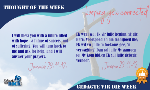 Thought of the week Gedagte vir die week