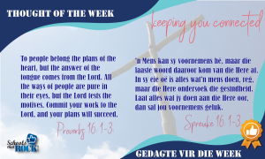 Thought of the week - Gedagte vir die week