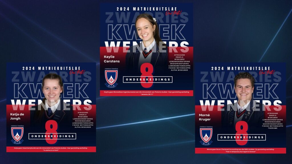 Matrieks 2024 - Hoërskool Zwartkop