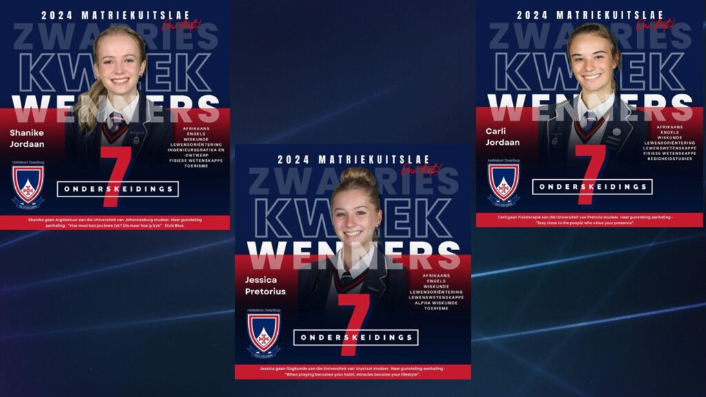 Matrieks 2024 - Hoërskool Zwartkop