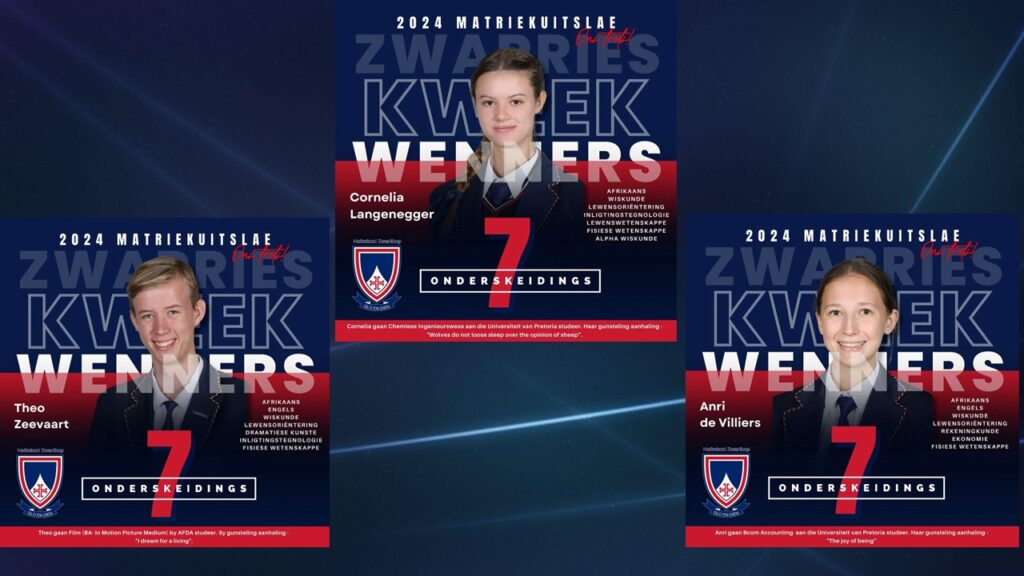 Matrieks 2024 - Hoërskool Zwartkop