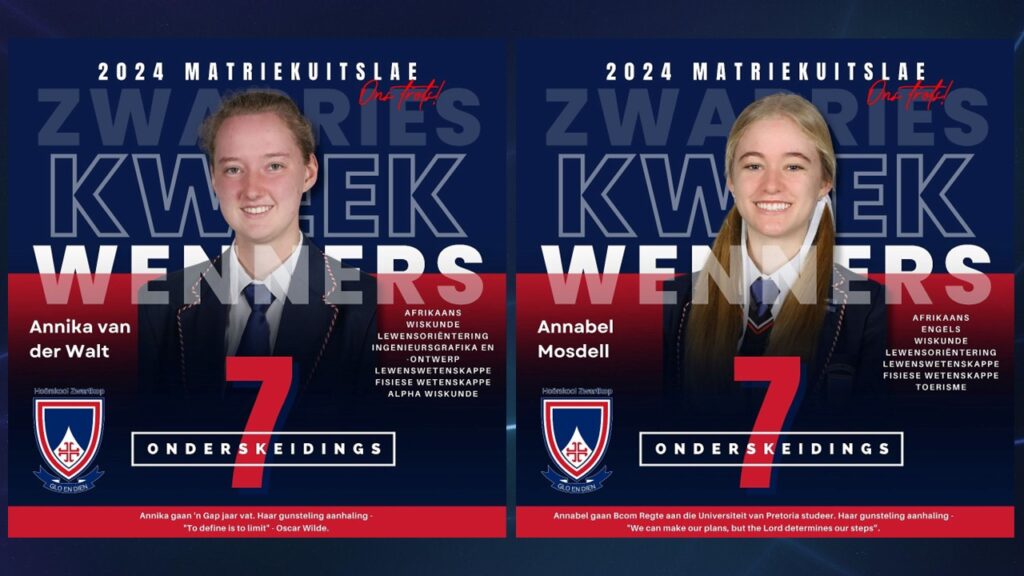 Matrieks 2024 - Hoërskool Zwartkop