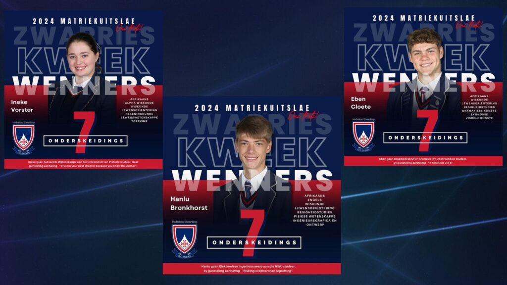 Matrieks 2024 - Hoërskool Zwartkop
