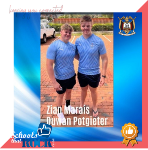 Eerstespan Rugbyspelers na Unies - Hoërskool Dr EG Jansen