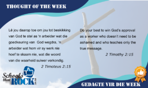 Gedagte vir die week - Thought of the week
