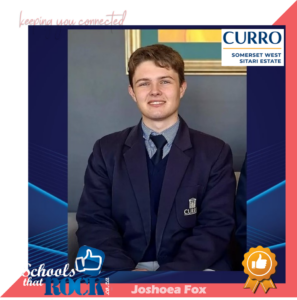 Head Boy 2025 - Curro Somerset West