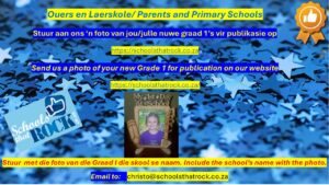 Graad 1's/ Grade 1's - Laerskole/ Primary schools
