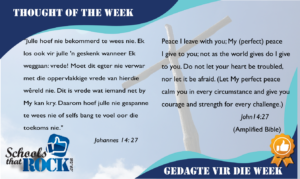 Gedagte vir die week - Thought of the week 40