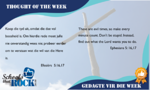 Gedagte vir die week - Thought of the week