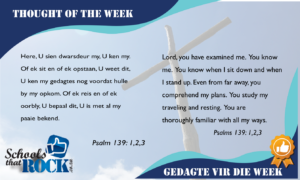 Thought of the week - Gedagte vir die week