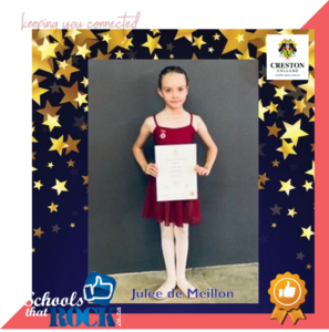 Royal Academy of Dance - Creston College learner excels