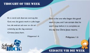 Gedagte vir die week - Thought of the week