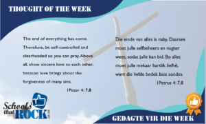 Gedagte vir die week - Thought of the week 48