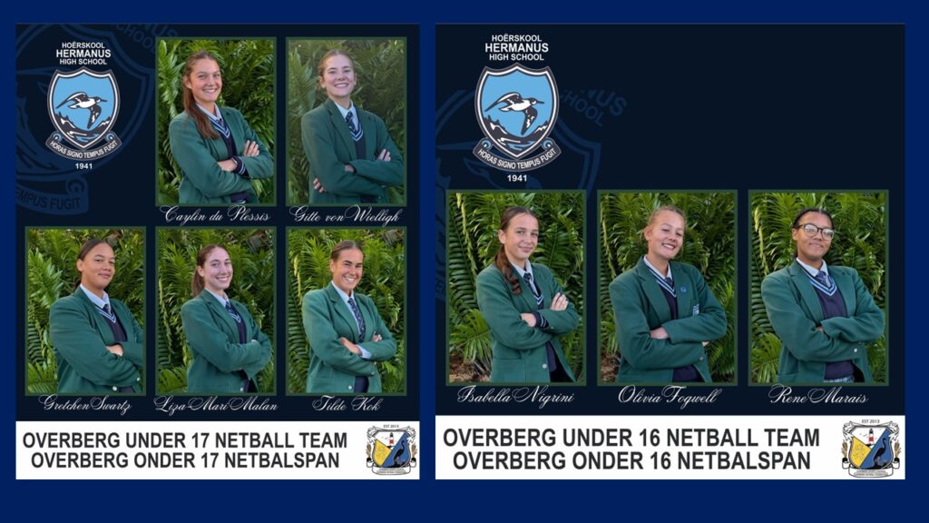 Overberg Netbalspanne - Hoërskool Hermanus