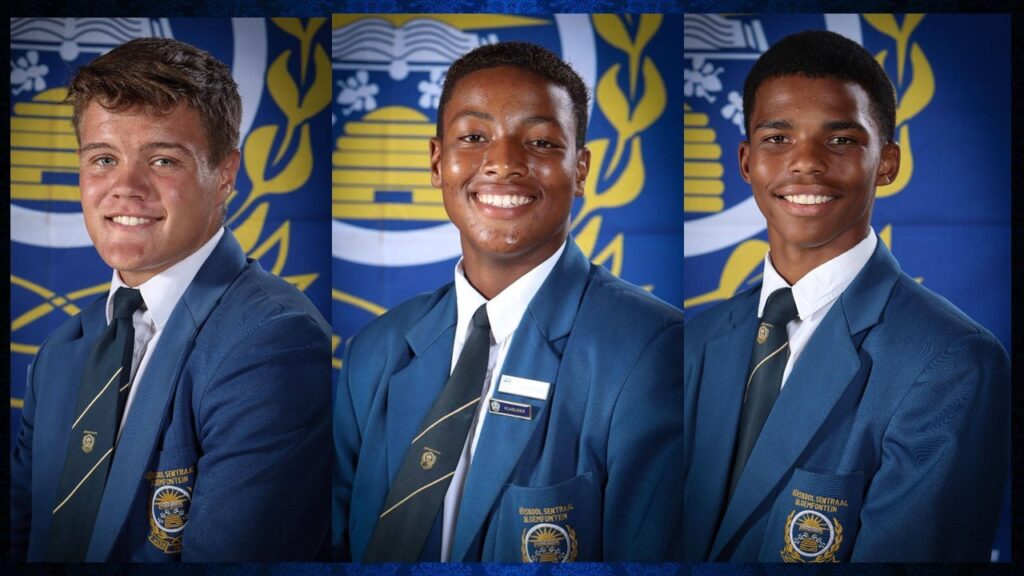 Rugbyspelers in Vrystaatspanne - Hoërskool Sentraal