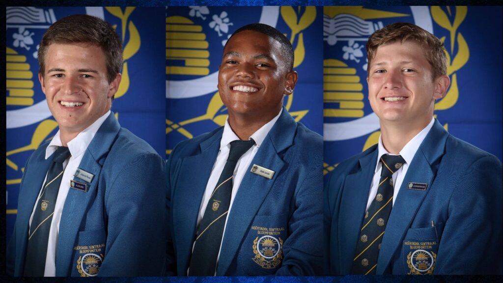 Rugbyspelers in Vrystaatspanne - Hoërskool Sentraal