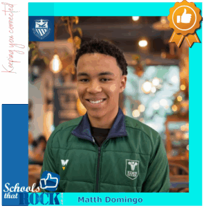 Skolehokkie - Hoërskool Punt is trots op Matth Domingo