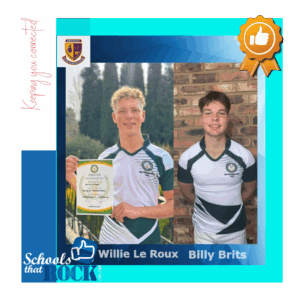 Rugbyhelde na Namibië - Hoërskool Driehoek rugby skitter