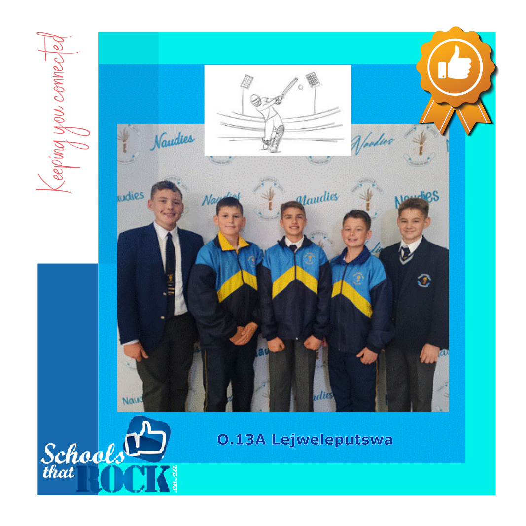 0.13A Lejweleputswa krieketspan - Primêre Skool Naudeville