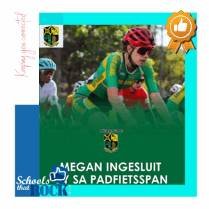 2025 UCI Padfiets Wêreldkampioenskap - Hoërskool Nelpruit juig