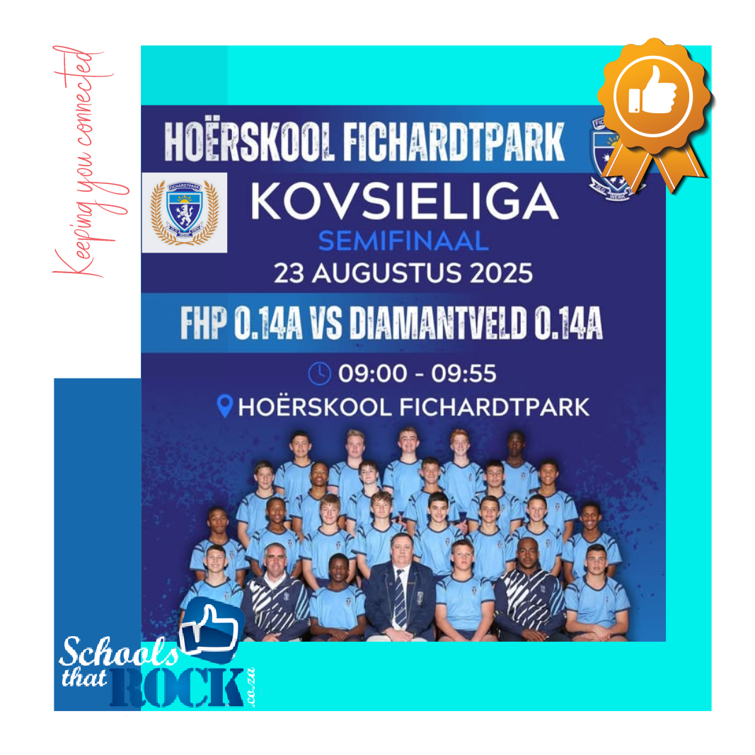 Kovsieliga 2025 - Hoërskool Fichardtpark deur na semi-finaal