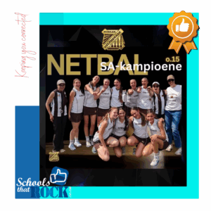 Netbal o.15 SA Kampioene - Helpmekaar Kollege skitter