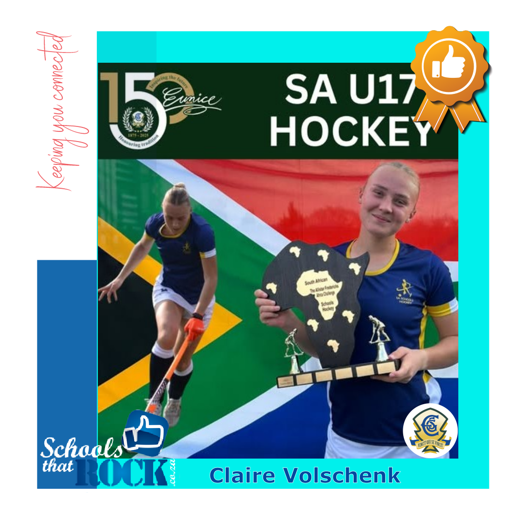 SA U17 Hockey – Eunice High School, Claire Volschenk Shines
