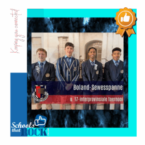 Boland Sewes Rugbyspanne - HTS Drostdy trots op o.17spelers