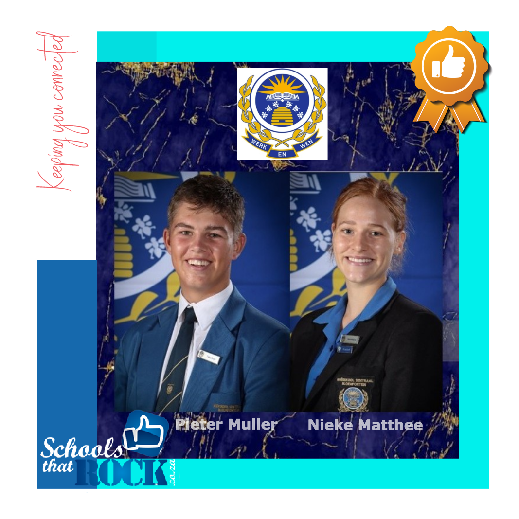 Hoofleiers 2025 2026 aangekondig - Hoërskool Sentraal