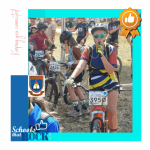SA Bergreeks Bergfiets-inisiatief - Laerskool Westwood trap saam