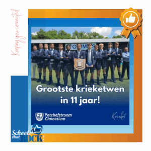Noordwes Krieketwenners - Potchefstroom Gimnasium gekroon