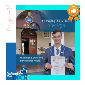 President’s Award - Grey High School is proud of Josh Voges