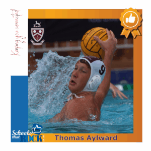 KZN U19A water polo - Kearsney's Thomas Aylward, captain
