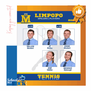 Plasies blink op tennisbaan - Merensky Landbou Akademie