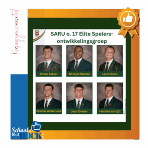 SA o.17 EPD-groep - Hoërskool Gimnasium Paarl rugbyspelers