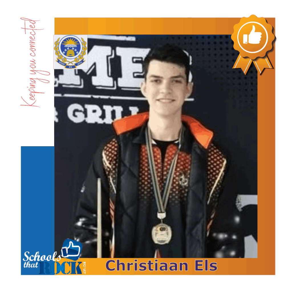 Vrystaat Potspel - Hoërskool Sentraal, Christiaan Els, in span