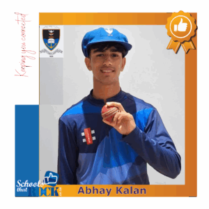 WP U16 Boys Cricket - SACS Abhay Kalan outstanding