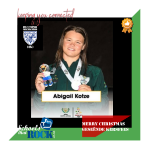African Youth Games - Rhenish Girls' High School delighted