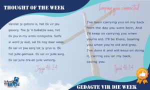 Gedagte vir die Week - Thought of the Week