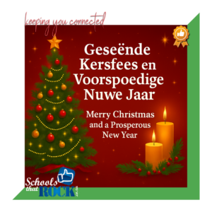 Geseënde Kersfees - Merry Christmas - Schools That Rock